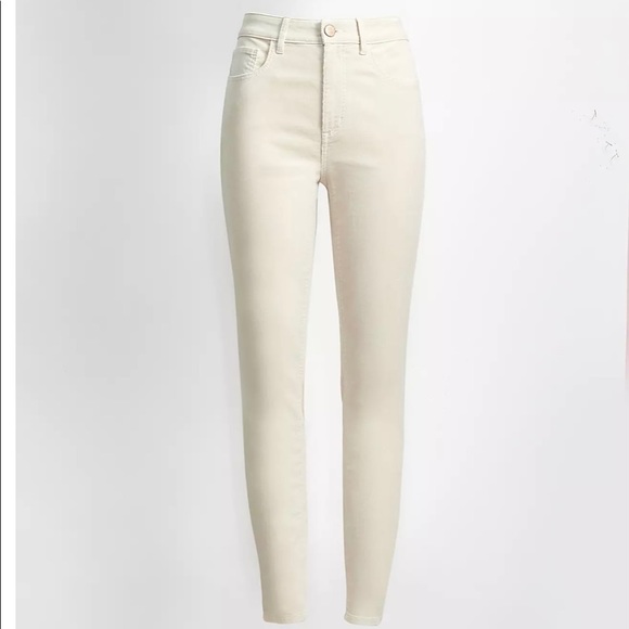 High rise skinny cords from the Loft, size tall. - Picture 2 of 5